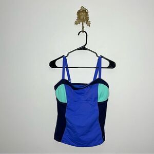 Nike Swimwear Tankini Top Blue L